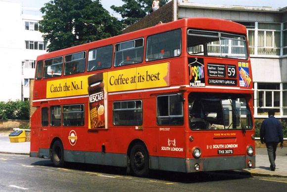 Route 59, South London Buses, DMS2307, THX307S, Brixton