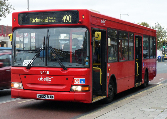 Route 490, Abellio London 8448, RD02BJO, Twickenham