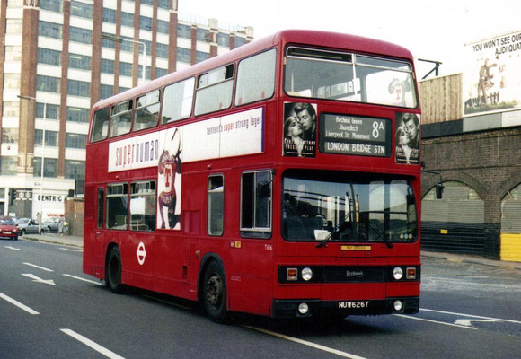 Route 8A, London Transport, T626, NUW626Y, Shoreditch