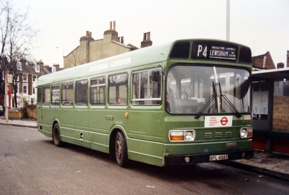 Route P4, London Transport, SNB493, BPL493T, Lewisham