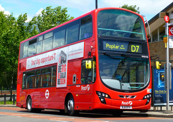 Route D7, First London, VN36106, BJ11DTV