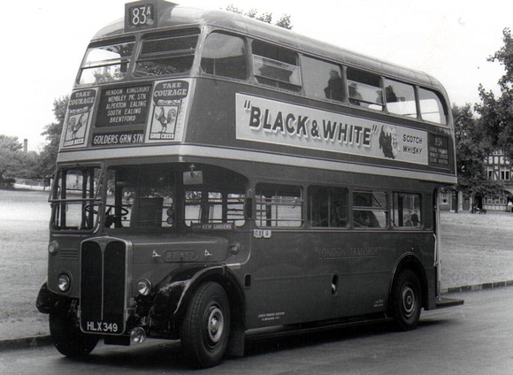 Route 83A, London Transport, RT532, HLX349