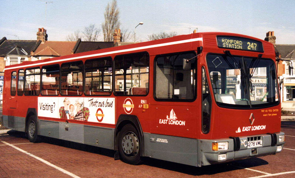 Route 247, East London Buses, RN1, G276VML