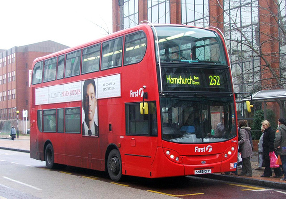 Route 252, First London, DN33548, SN58CFP, Romford
