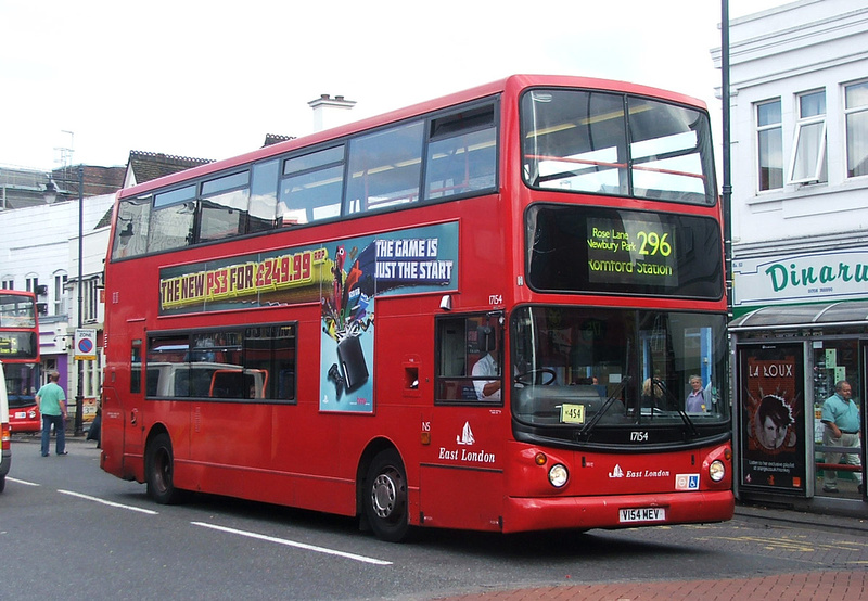 London Bus Routes Route 296 Ilford Broadway Romford Station