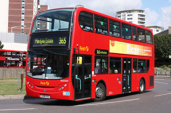 Route 365, First London, DN33505, LK08FKX, Romford