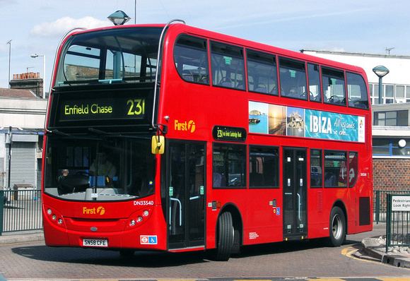 Route 231, First London, DN33540, SN58CFE, Turnpike Lane