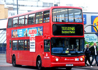 Route N15, East London ELBG 17893, LX03ORF, Romford Station
