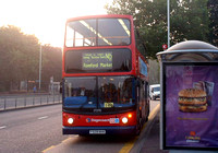 Route N15, Stagecoach London 17370, Y509NHK, Romford Market
