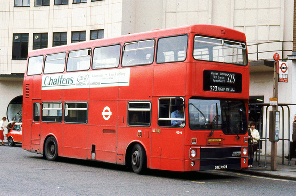 Route 223, London Transport, M392, GYE392W, Uxbridge