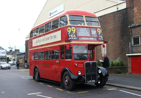 Route 38A, London Transport, RT2340, LUC291, Leyton Garage