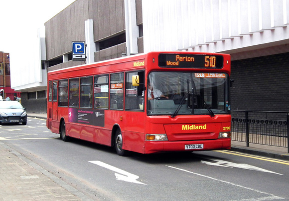 Route 510, Midland 2700, V700CBC, Wolverhampton