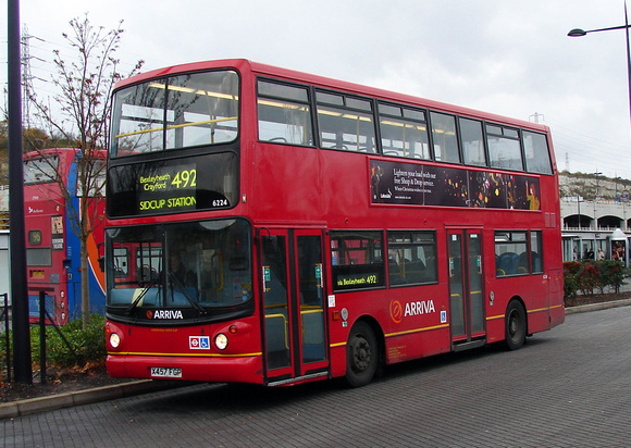 Route 492, Arriva Kent Thameside 6224, X457FGP, Bluewater