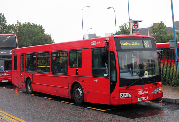 Route 181, Metrobus 603, YN06JXR, Lewisham Station