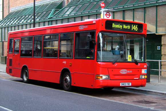 Route 146, Metrobus 273, SN03YBC, Bromley