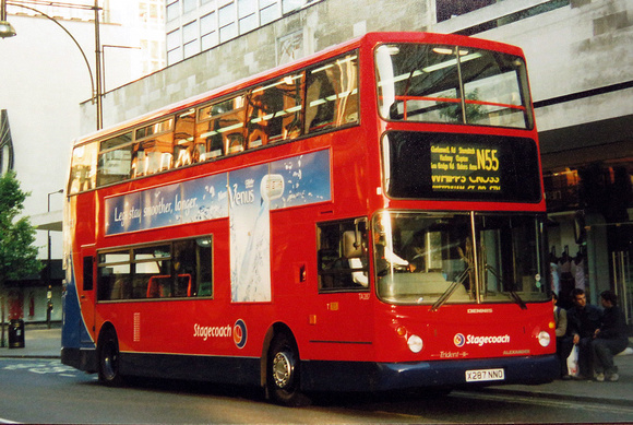 Route N55, Stagecoach London, TA287, X287NNO, Oxford Street