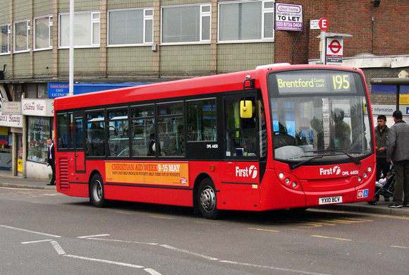 Route 195, First London, DML44130, YX10BCV, Hayes & Harlington