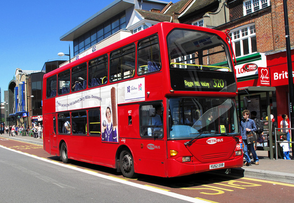 Route 320, Metrobus 457, YU52XVR, Bromley