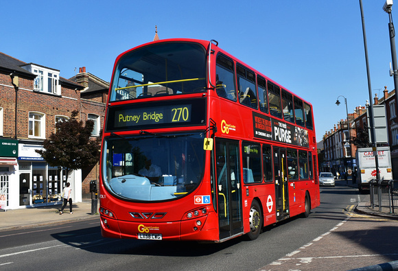 Route 270, Go Ahead London, WDL1, LX58CWG, Tooting