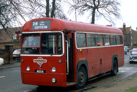 Route 218, London Transport, RF369, MXX11, Laleham Stand