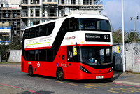 Route SL2, Arriva London, HA53, LK66HCE, North Woolwich