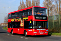 Route 672, Stagecoach London 15061, LX09AEF, Thamesmead