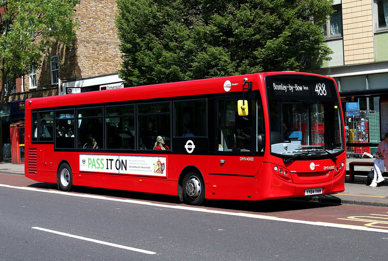 London Bus Routes Route 488 Bromley By Bow Tesco Dalston Junction