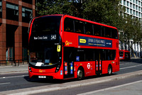 Route 343, Go Ahead London, EH180, YY67URJ, Elephant & Castle