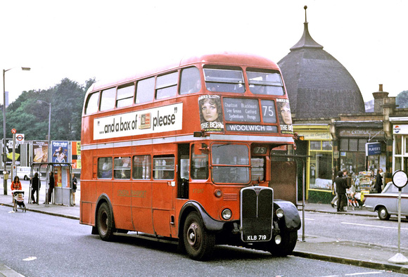 Route 75, London Transport, RT1597, KLB719, West Croydon