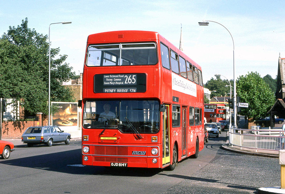 Route 265, London Transport, M814, OJD814Y, Roehampton