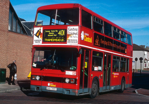 Route 401, London Central, T795, OHV795Y, Bexleyheath