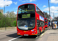 Route 430, Go Ahead London, WVL166, LX05FCF, Putney Bridge