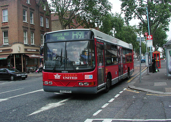 Route H91, London United, LLW10, ODZ8910,