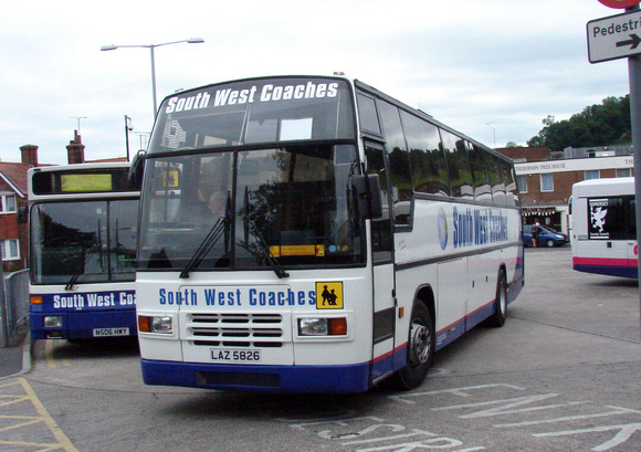 Route 8, South West Coaches, LAZ5826, Yeovil