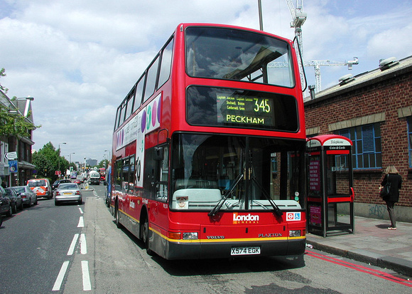 Route 345, London General, PVL174, X574EGK, Battersea Bridge Road