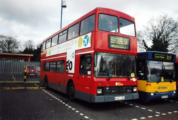 Route 51, London Central, NV23, N423JBV, Orpington