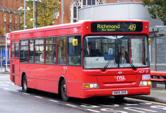 Route 419, NSL Services Group, NCP23, SN55DVR, Hammersmith