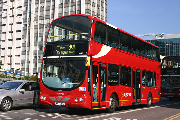 Route 403, Arriva London, DW95, VLT95, Croydon