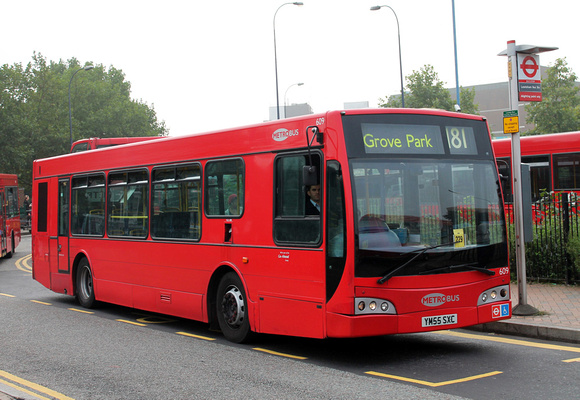 Route 181, Metrobus 609, YM55SXC, Lewisham Station
