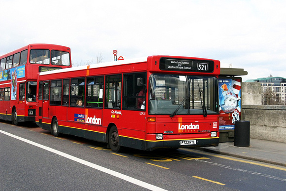 Route 521, London General, LDP23, P723RYL, Waterloo Bridge