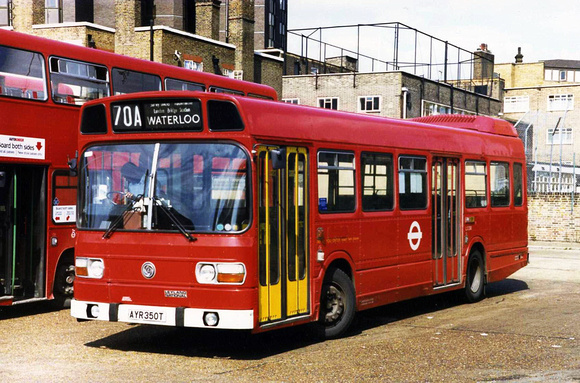 Route 70A, London Transport, LS350, AYR350T, Waterloo