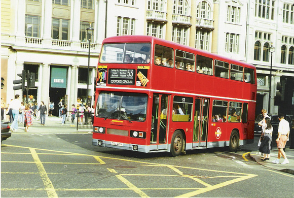 Route 53, Selkent, T221, CUL221V, Oxford Street