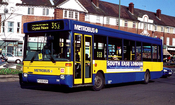 Route 358, Metrobus 308, P308HDP, Orpington