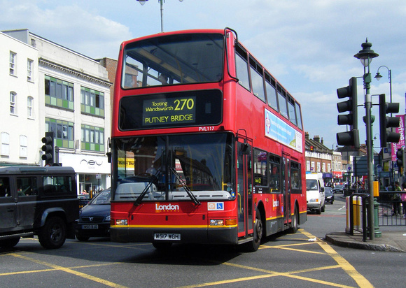 Route 270, London General, PVL117, W517WGH, Tooting
