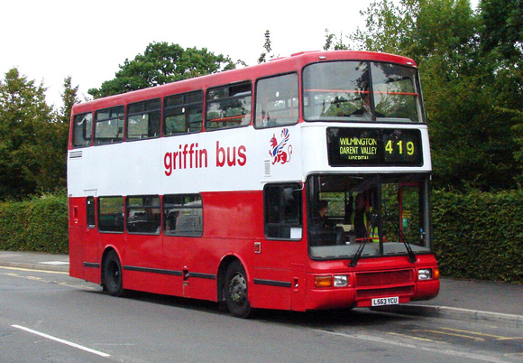 Route 419, Griffin Bus, L563YCU, Swanley