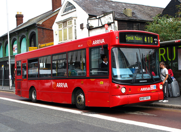Route 410, Arriva London, ADL61, W461XKX, Croydon