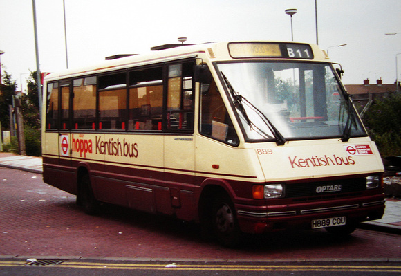 Route B11, Kentish Bus 889, H889CCU, Bexleyheath
