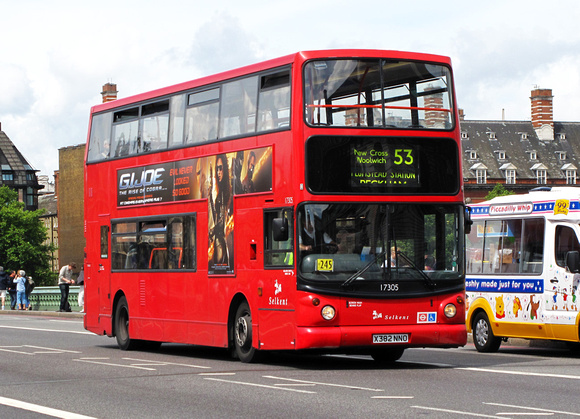 Route 53, Selkent ELBG 17305, X382NNO, Westminster