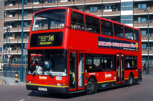 Route 345, London General, PDL13, X613EGK, Peckham