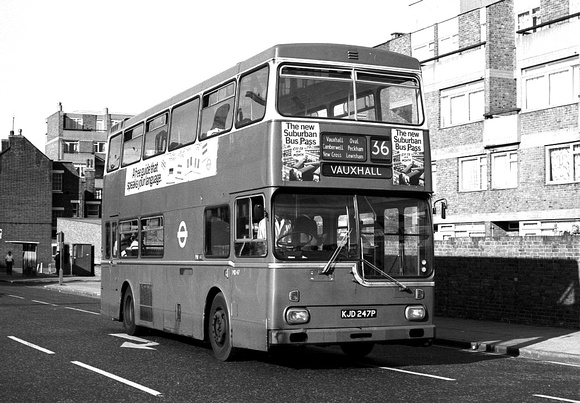 Route 36, London Transport, MD47, KJD247P, Peckham